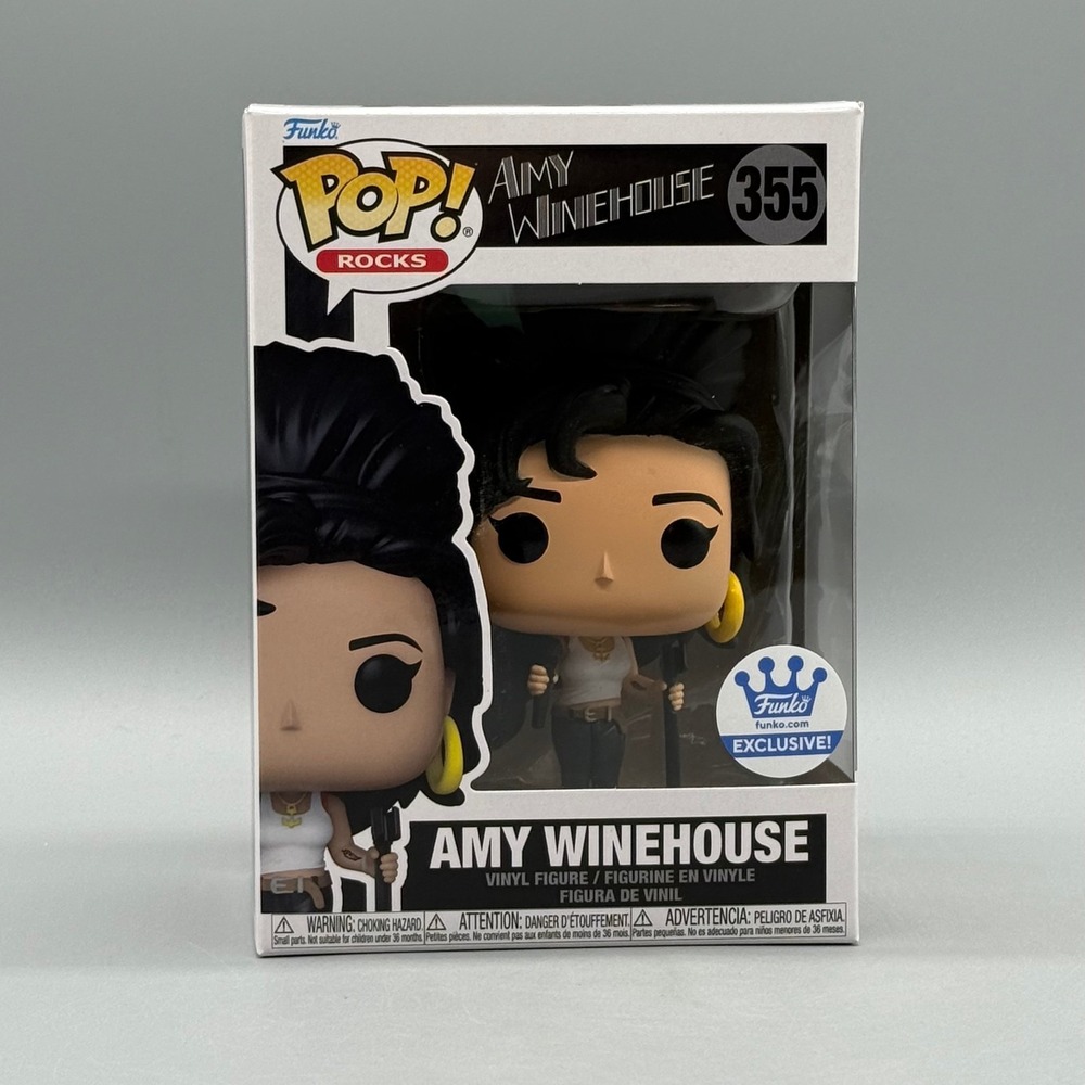 Funko Pop! Rocks #355 Amy Winehouse in Tank Top Exclusive w/ Protector *Vaulted*